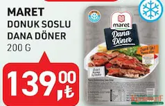 MARET DONUK SOSLU DANA DÖNER 200 G MARET DONUK SOSLU DANA DÖNER 200 G